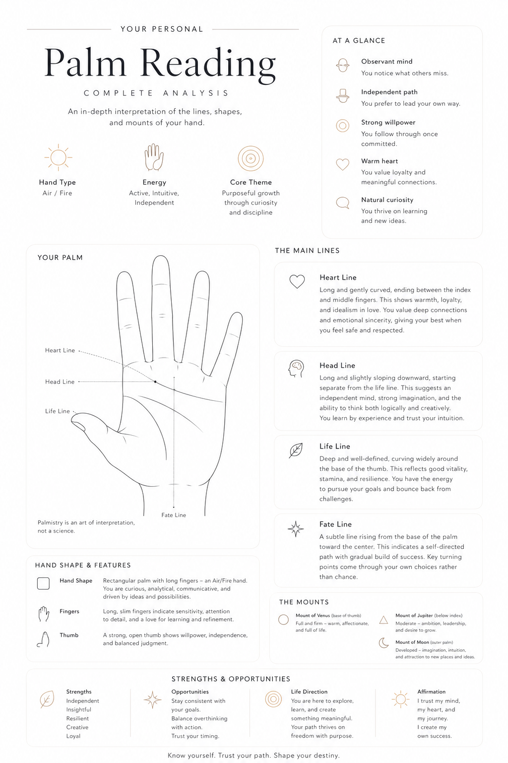 Palm Reading sample preview